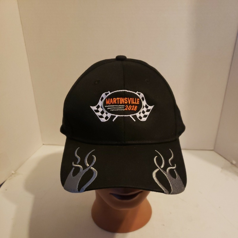 NASCAR Racing Baseball Cap Hat with MARTINSVILLE 2018 Speedway